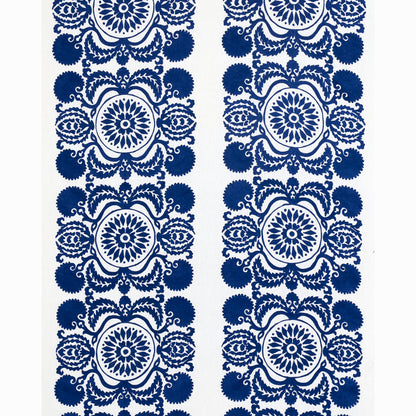 SCHUMACHER  CONTEMPORARY EMBROIDERIES CASTANET EMBROIDERY EMBROIDERIES EMBROIDERIES COBALT   - 70260