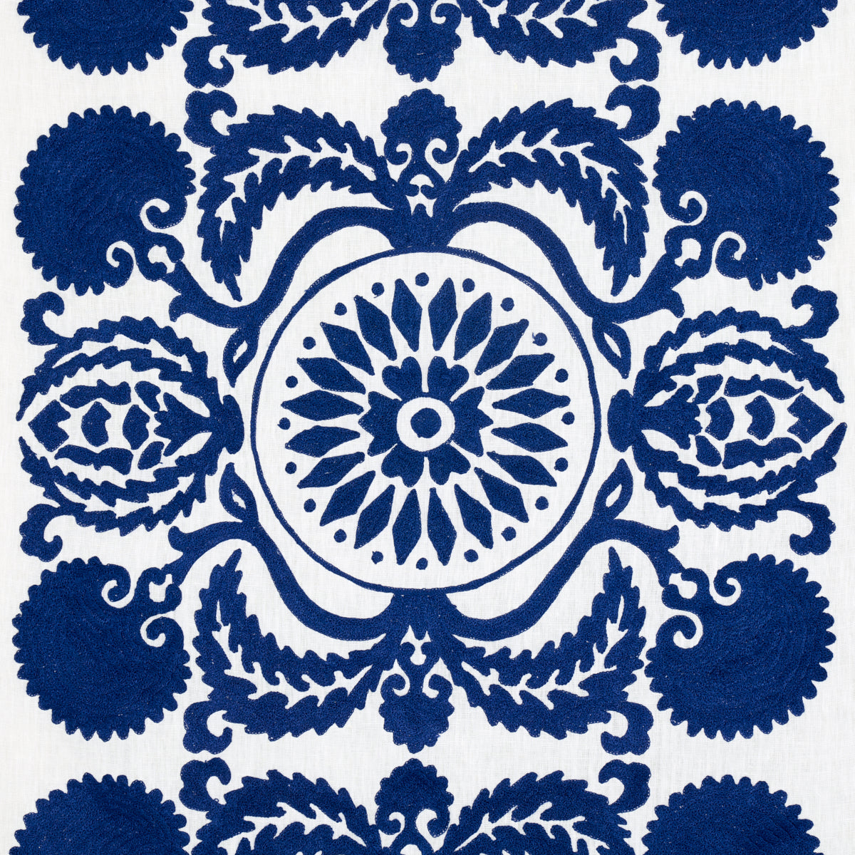 SCHUMACHER  CONTEMPORARY EMBROIDERIES CASTANET EMBROIDERY EMBROIDERIES EMBROIDERIES COBALT   - 70260