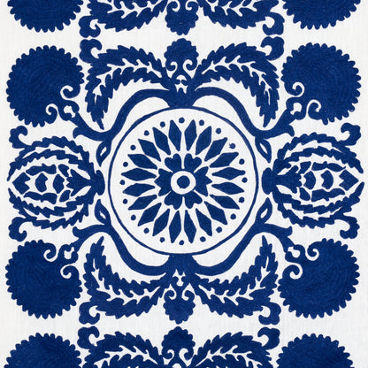 SCHUMACHER  CONTEMPORARY EMBROIDERIES CASTANET EMBROIDERY EMBROIDERIES EMBROIDERIES COBALT   - 70260
