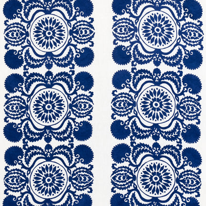 SCHUMACHER  CONTEMPORARY EMBROIDERIES CASTANET EMBROIDERY EMBROIDERIES EMBROIDERIES COBALT   - 70260