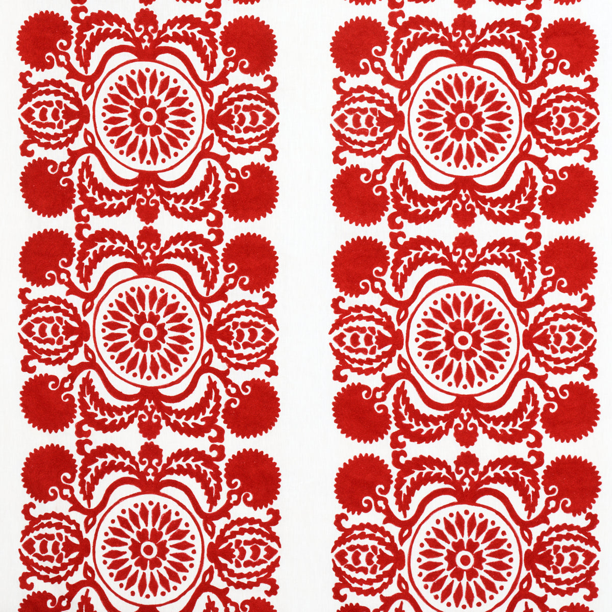 SCHUMACHER  CONTEMPORARY EMBROIDERIES CASTANET EMBROIDERY EMBROIDERIES EMBROIDERIES RED   - 70261