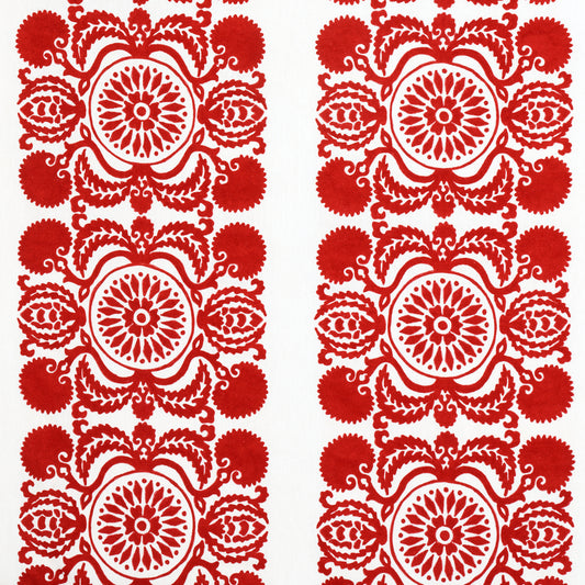 SCHUMACHER  CONTEMPORARY EMBROIDERIES CASTANET EMBROIDERY EMBROIDERIES EMBROIDERIES RED   - 70261