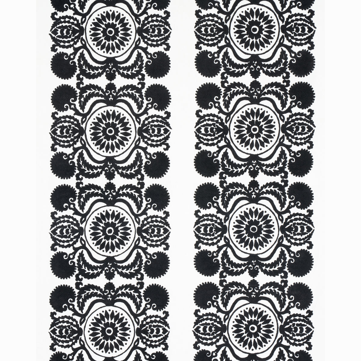 SCHUMACHER  BOHEMIA CASTANET EMBROIDERY EMBROIDERIES EMBROIDERIES BLACK   - 70263