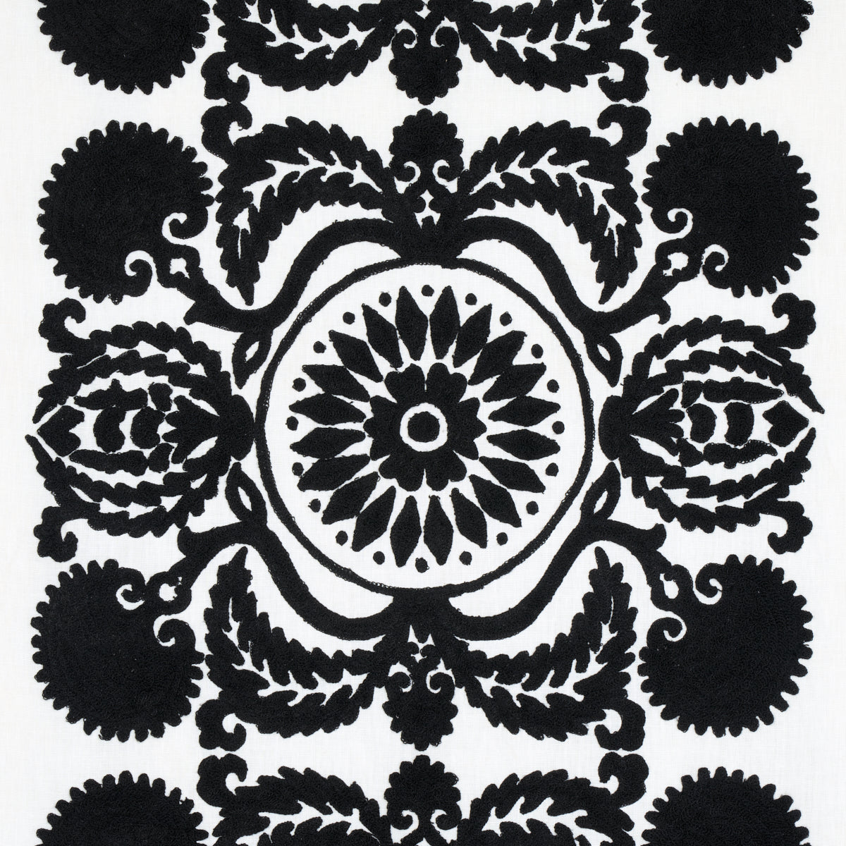 SCHUMACHER  BOHEMIA CASTANET EMBROIDERY EMBROIDERIES EMBROIDERIES BLACK   - 70263