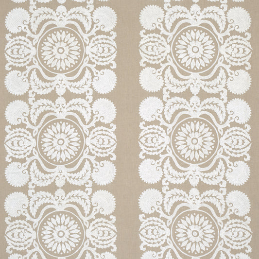 SCHUMACHER  BOHEMIA CASTANET EMBROIDERY EMBROIDERIES EMBROIDERIES NATURAL   - 70264