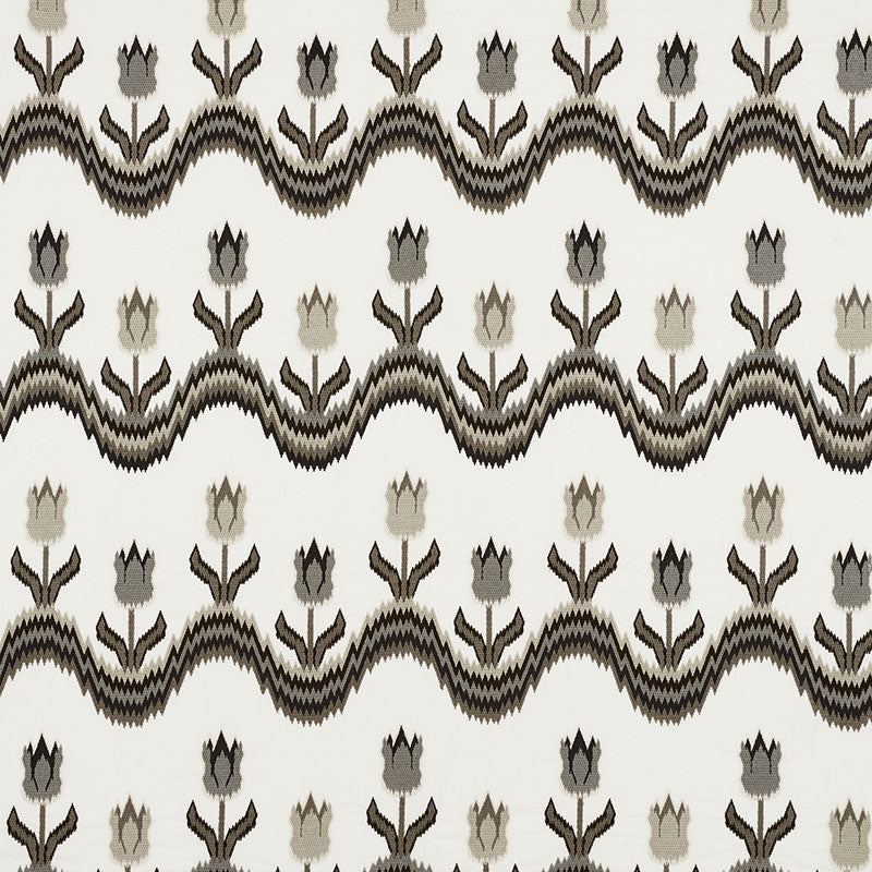 SCHUMACHER  CONTEMPORARY EMBROIDERIES TULIP FLAMESTITCH EMBROIDERY EMBROIDERIES EMBROIDERIES QUARRY   - 70273