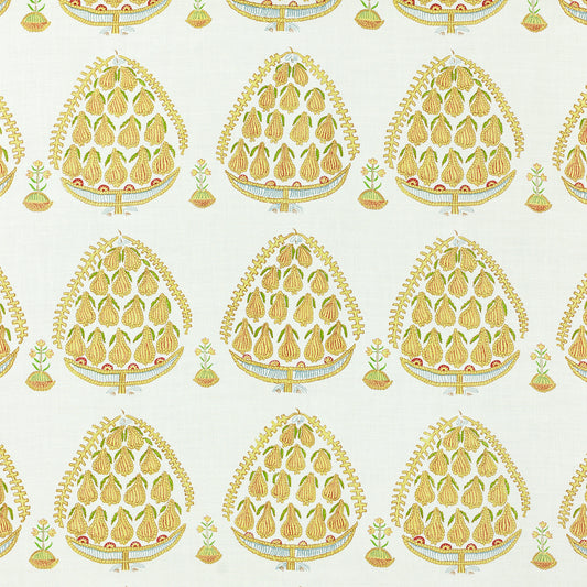 SCHUMACHER  RAOUL TEXTILES FIG PRINTS PRINTS MAIZE   - 702B78