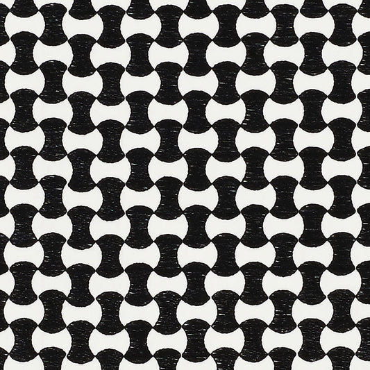SCHUMACHER  NEW WAVE: BLACK & WHITE NOLITA EMBROIDERY EMBROIDERIES EMBROIDERIES BLACK   - 70372
