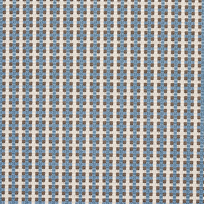 SCHUMACHER  ESSENTIALS: SMALL SCALE UPHOLSTERY FABRICS CROSSTOWN PATTERN WOVENS PATTERN WOVENS SKY   - 70390