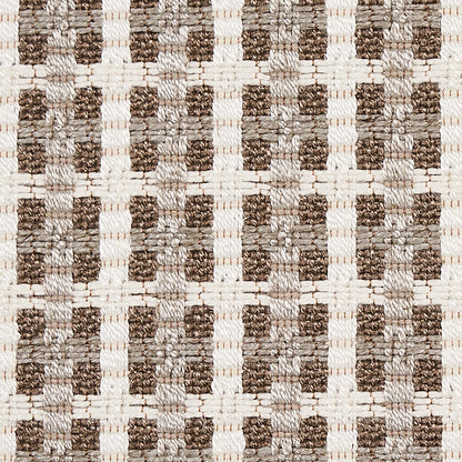 SCHUMACHER  ESSENTIALS: SMALL SCALE UPHOLSTERY FABRICS CROSSTOWN PATTERN WOVENS PATTERN WOVENS PEBBLE   - 70391