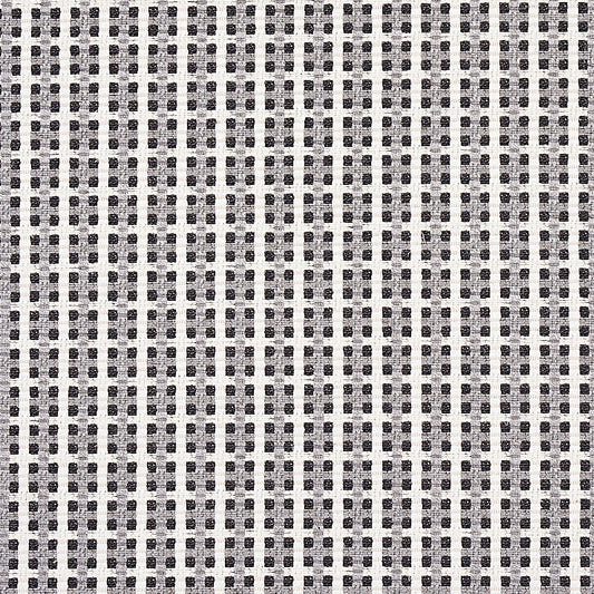 SCHUMACHER  ESSENTIALS: SMALL SCALE UPHOLSTERY FABRICS CROSSTOWN PATTERN WOVENS PATTERN WOVENS GRAPHITE   - 70392