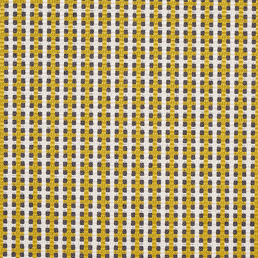 SCHUMACHER  ESSENTIALS: SMALL SCALE UPHOLSTERY FABRICS CROSSTOWN PATTERN WOVENS PATTERN WOVENS CITRON   - 70393