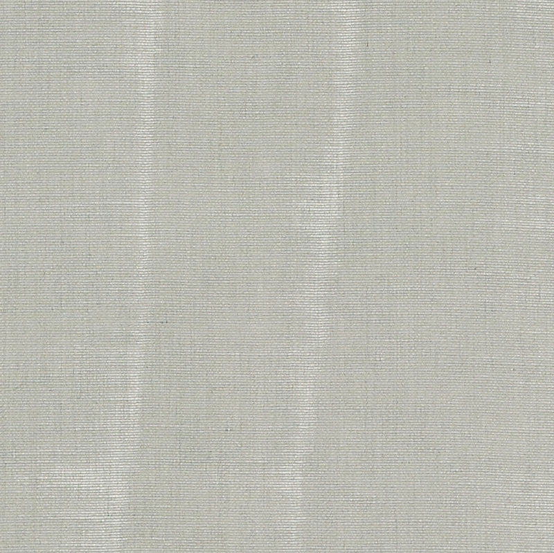 Light gray textured fabric swatch with subtle sheen and fine weave, suitable for upholstery or drapery.