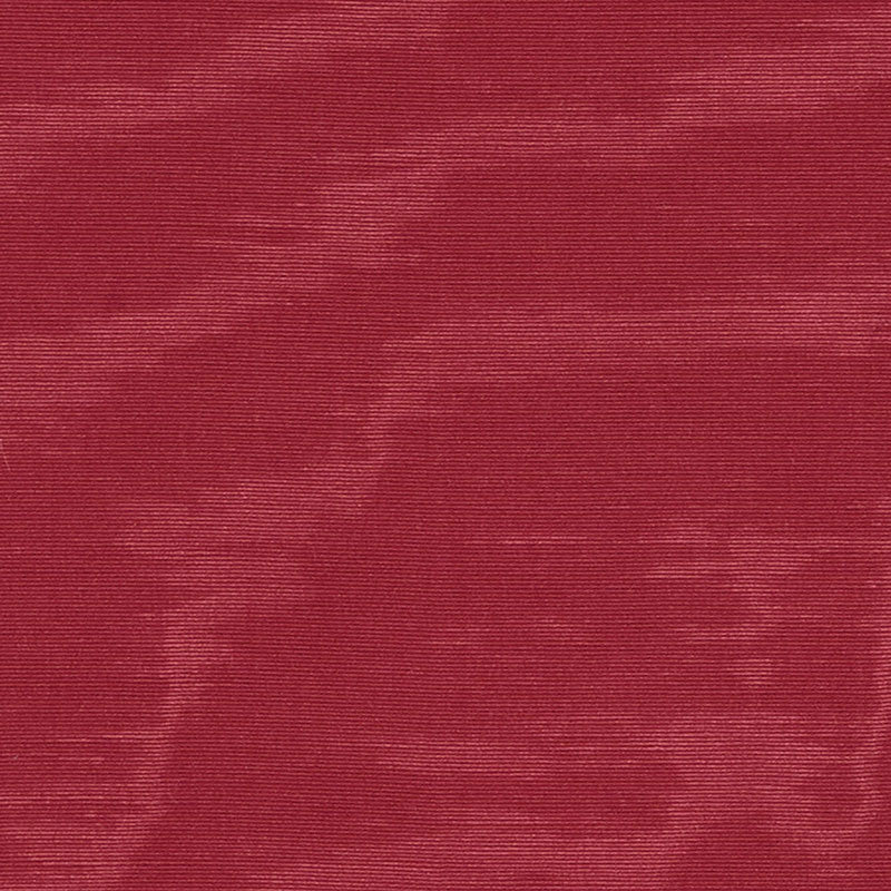 Deep red moire fabric texture with subtle sheen; close-up swatch.