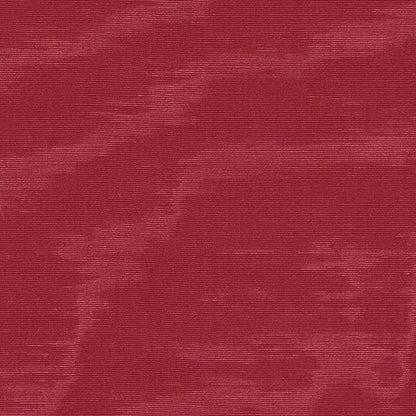 Deep red moire fabric texture with subtle sheen; close-up swatch.