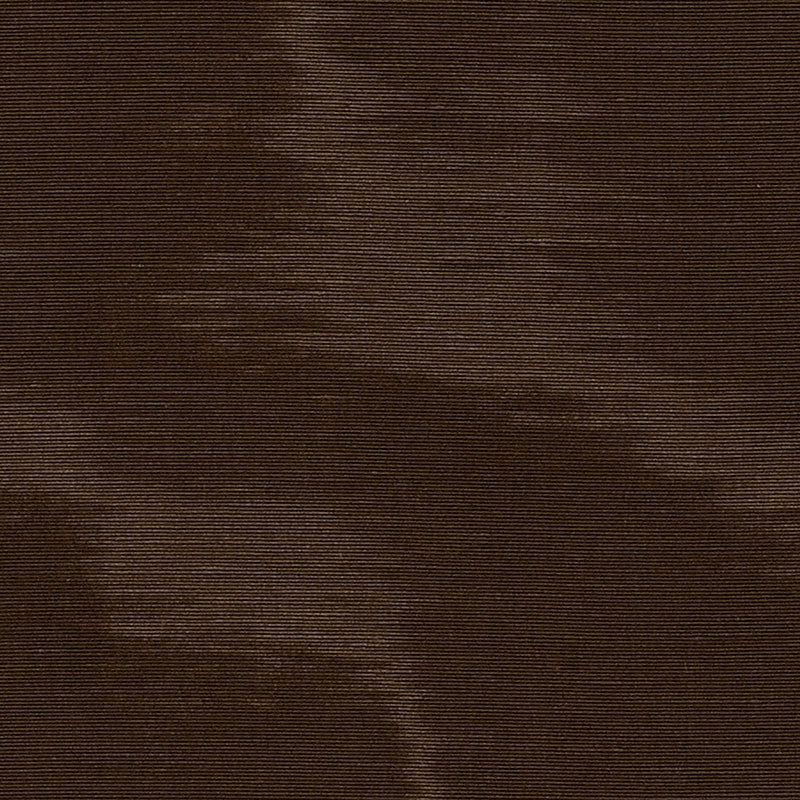 Brown ribbed fabric texture swatch with subtle horizontal lines, suitable for upholstery or apparel.