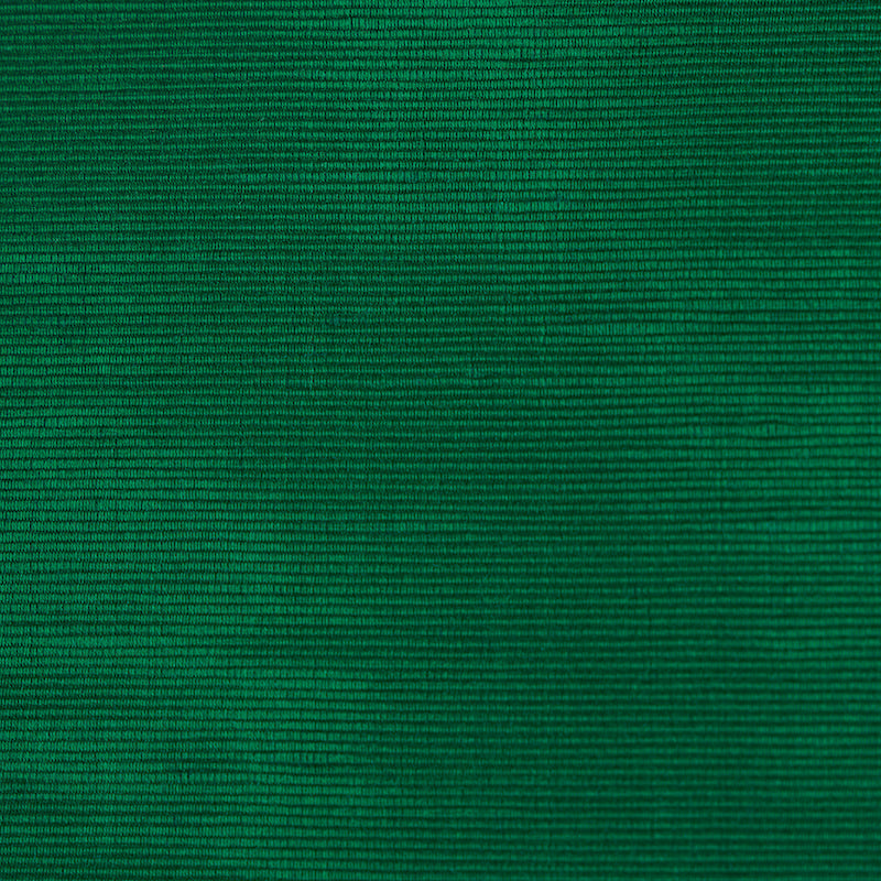 Emerald moire fabric close-up showing the water-like, wavy pattern and subtle sheen, suitable for garments or upholstery.