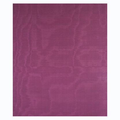 Plum moire fabric swatch with subtle marbled texture and soft, wavy pattern; rectangular, versatile textile.