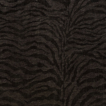 SCHUMACHER  ANIMAL PRINTS & WOVENS TIGER CHENILLE CHENILLE CHENILLE CHARCOAL   - 70512