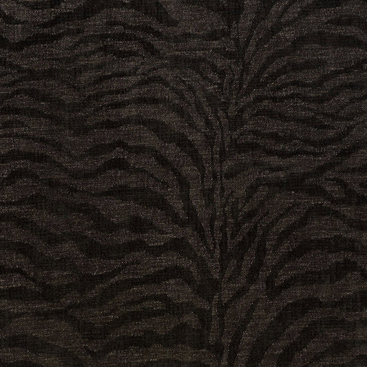 SCHUMACHER  ANIMAL PRINTS & WOVENS TIGER CHENILLE CHENILLE CHENILLE CHARCOAL   - 70512