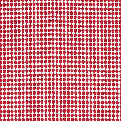 SCHUMACHER  ESSENTIALS: SMALL SCALE UPHOLSTERY FABRICS ZIPSTER PATTERN WOVENS PATTERN WOVENS RED   - 70525