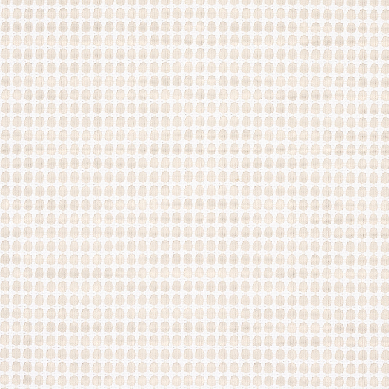 Beige dotted lattice fabric: tiny rounded squares forming a delicate grid on a cream backdrop.