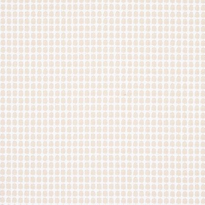 Beige dotted lattice fabric: tiny rounded squares forming a delicate grid on a cream backdrop.