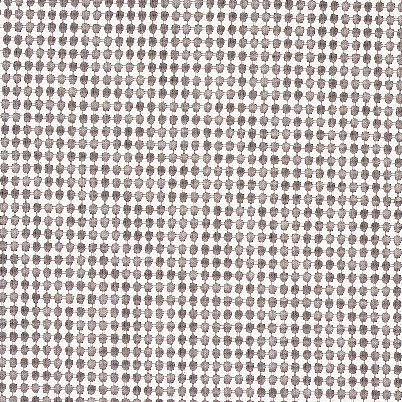 SCHUMACHER FABRIC  ESSENTIALS: SMALL SCALE UPHOLSTERY FABRICS ZIPSTER   GREY   - 70527