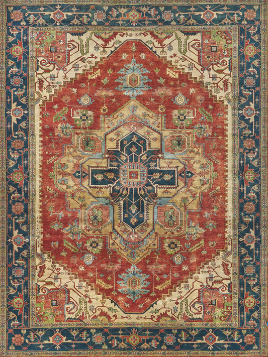 EXQUISITE RUGS   Hand-Knotted Rectangle    - 7053-6'X9'