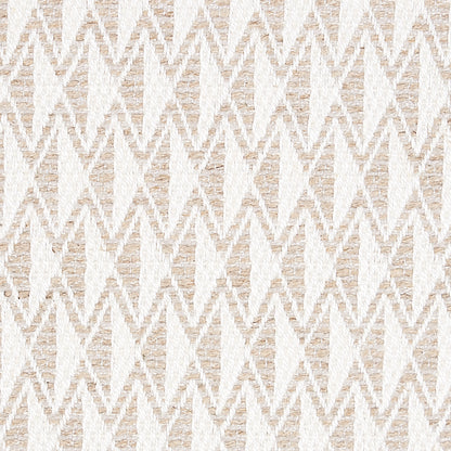 SCHUMACHER  ESSENTIALS: SMALL SCALE UPHOLSTERY FABRICS GREENPOINT PATTERN WOVENS PATTERN WOVENS NATURAL   - 70541