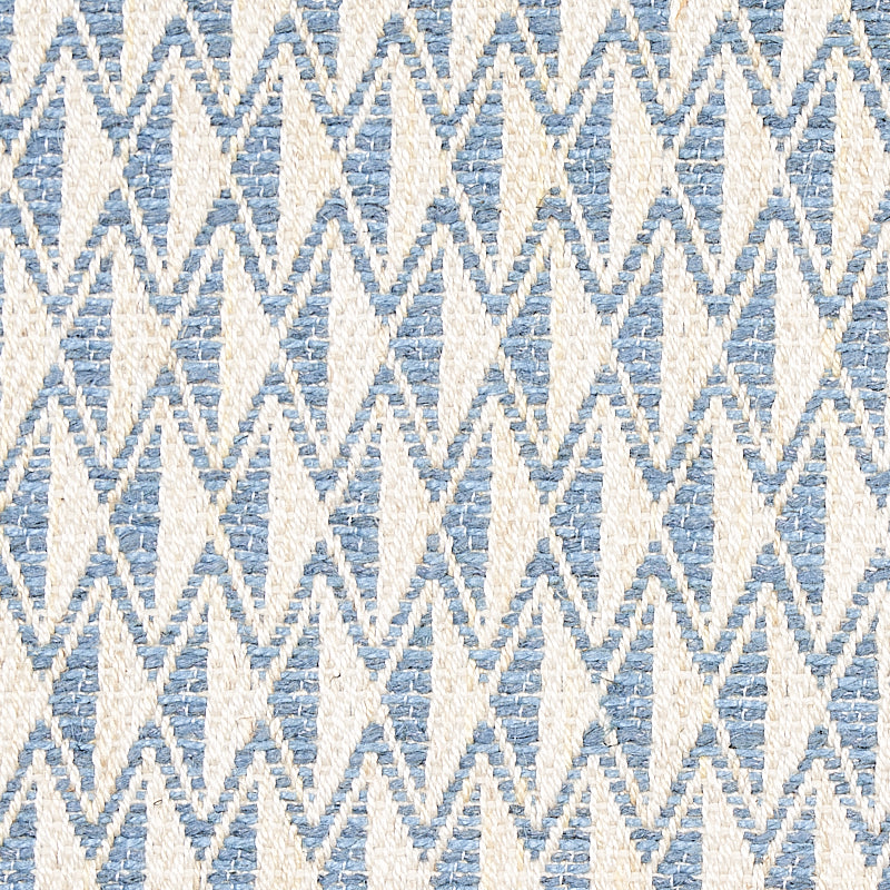SCHUMACHER  ESSENTIALS: SMALL SCALE UPHOLSTERY FABRICS GREENPOINT PATTERN WOVENS PATTERN WOVENS SKY   - 70544