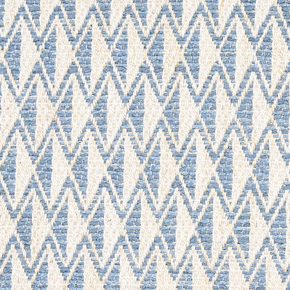 SCHUMACHER  ESSENTIALS: SMALL SCALE UPHOLSTERY FABRICS GREENPOINT PATTERN WOVENS PATTERN WOVENS SKY   - 70544