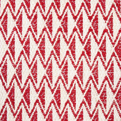 SCHUMACHER  ESSENTIALS: SMALL SCALE UPHOLSTERY FABRICS GREENPOINT PATTERN WOVENS PATTERN WOVENS RED   - 70547