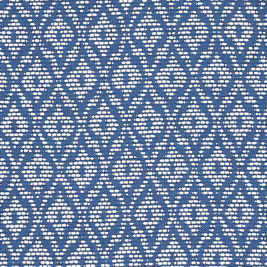 SCHUMACHER  ESSENTIALS: SMALL-SCALE UPHOLSTERY I RED HOOK PATTERN WOVENS PATTERN WOVENS BLUE   - 70553