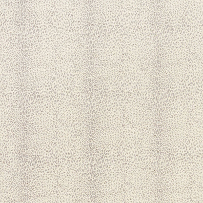 Beige dove woven fabric with a mini leopard pattern; cream base with tiny brown spots.