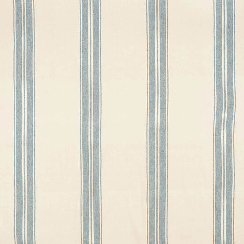 SCHUMACHER  MARK D. SIKES BRENTWOOD STRIPE PATTERN WOVENS PATTERN WOVENS CHINA BLUE   - 70871