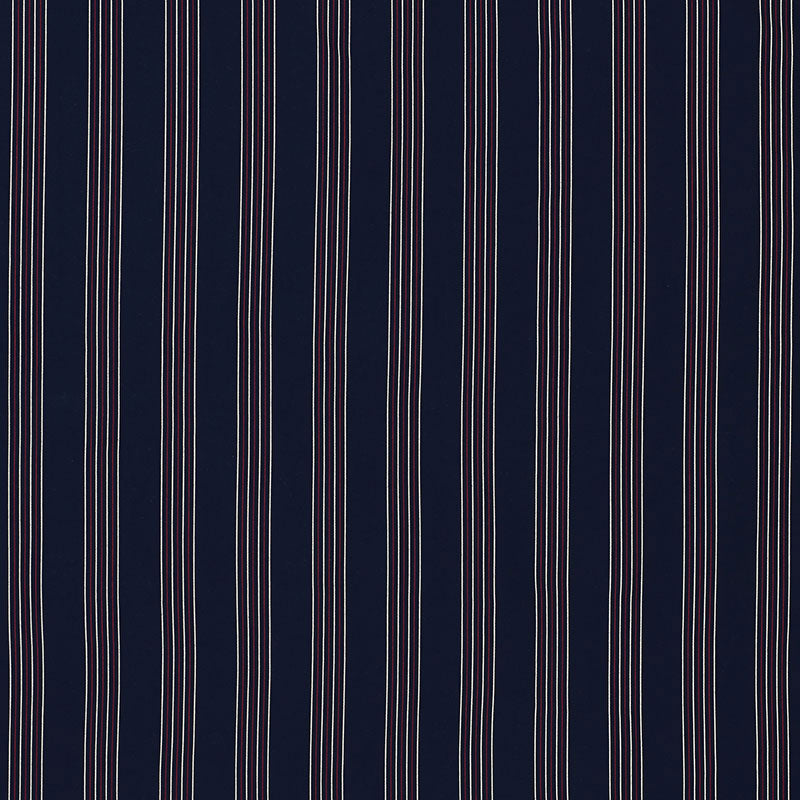 SCHUMACHER  RIVIERA INDOOR & OUTDOOR BIBIONE STRIPE INDOOR/OUTDOOR PATTERN WOVENS,INDOOR/OUTDOOR,HIGH PERFORMANCE PATTERN WOVENS,INDOOR/OUTDOOR,HIGH PERFORMANCE NAVY , RED   - 70900