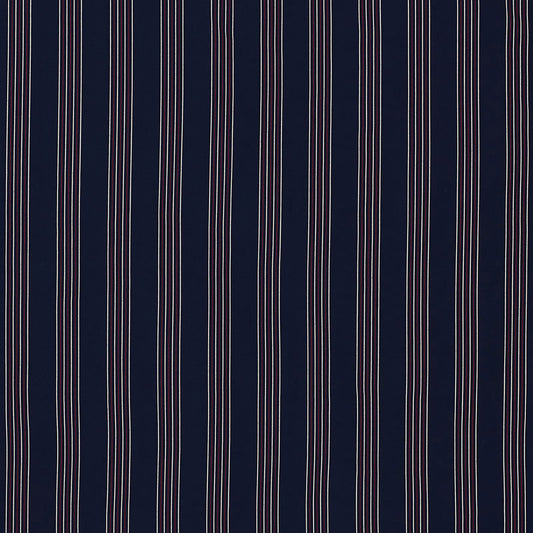 SCHUMACHER  RIVIERA INDOOR & OUTDOOR BIBIONE STRIPE INDOOR/OUTDOOR PATTERN WOVENS,INDOOR/OUTDOOR,HIGH PERFORMANCE PATTERN WOVENS,INDOOR/OUTDOOR,HIGH PERFORMANCE NAVY , RED   - 70900