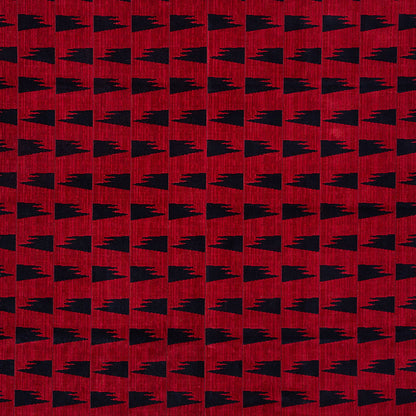 SCHUMACHER  DAVID KAIHOI TUTSI VELVETS,CUT VELVET VELVETS,CUT VELVET RED   - 71221