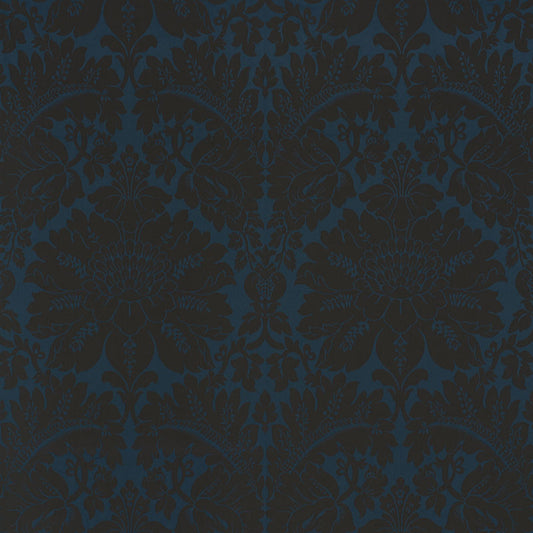 SCHUMACHER  DAMASCO MAGGIORE DAMASCO PATTERN WOVENS PATTERN WOVENS MIDNIGHT   - 71280