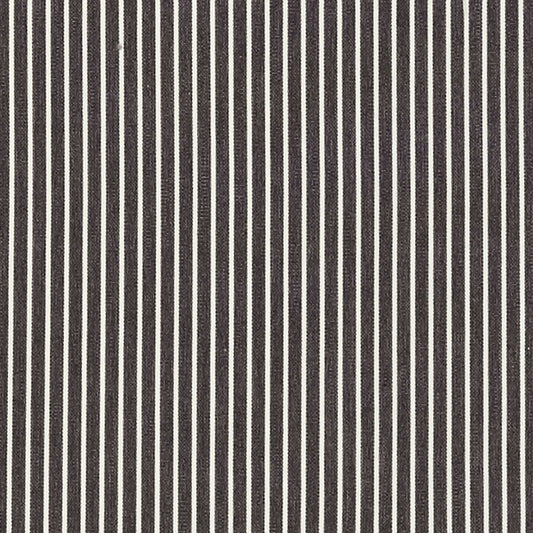 SCHUMACHER  ESSENTIALS: CLASSIC STRIPE EDIE STRIPE PATTERN WOVENS PATTERN WOVENS BLACK   - 71300