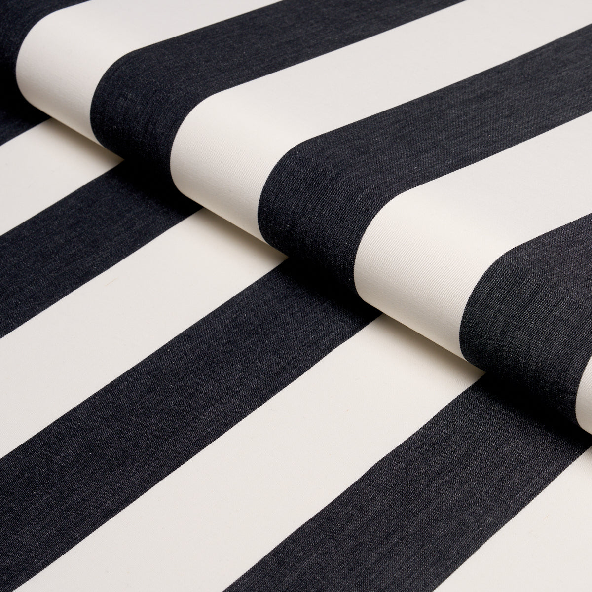 SCHUMACHER  ESSENTIALS: CLASSIC STRIPE ANDY STRIPE PATTERN WOVENS PATTERN WOVENS BLACK   - 71320