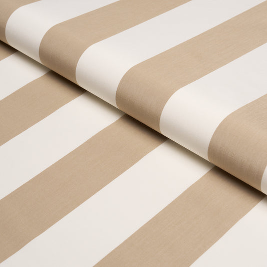 SCHUMACHER  ESSENTIALS: CLASSIC STRIPE ANDY STRIPE PATTERNED WOVENS PATTERNED WOVENS SAND   - 71321