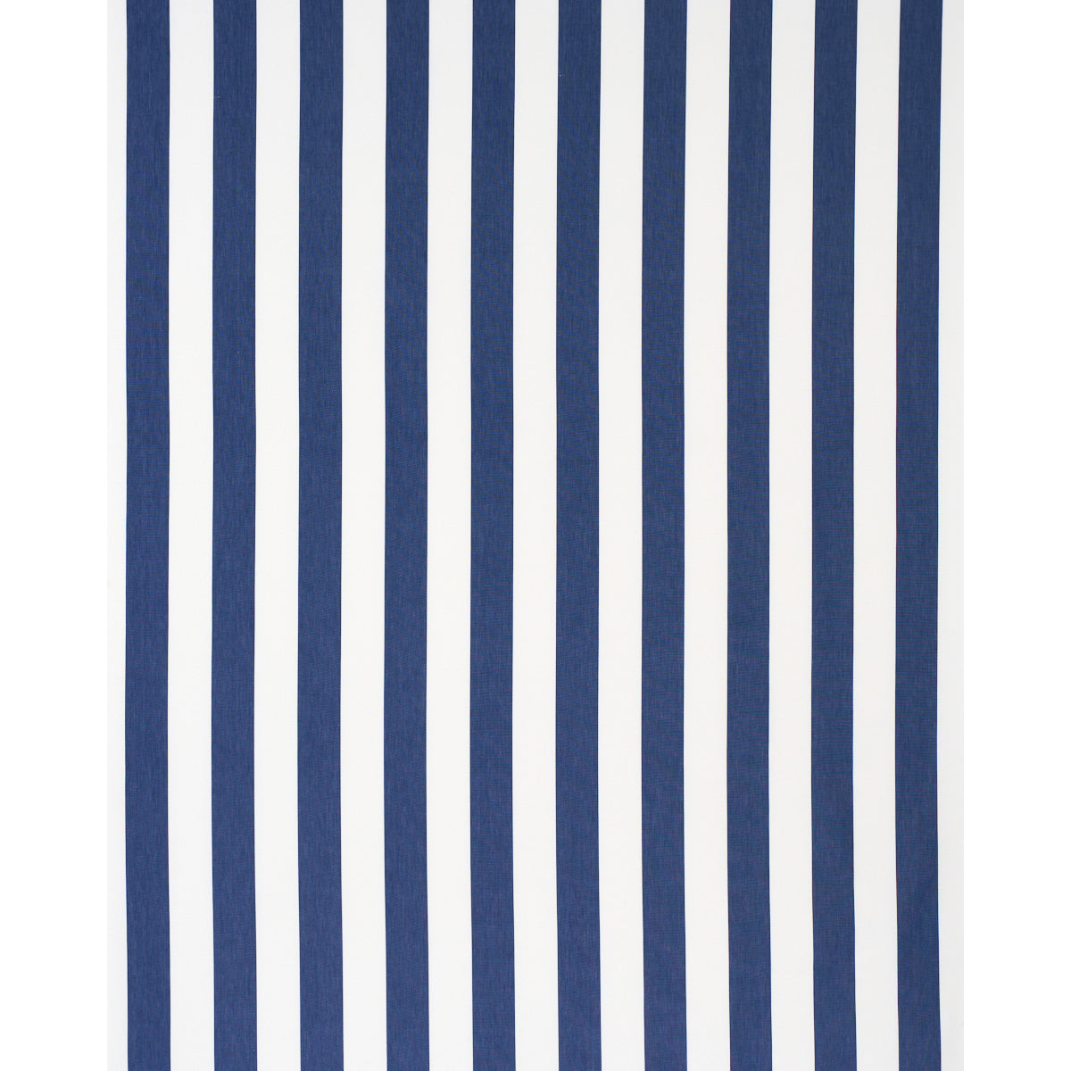 Navy blue vertical stripes on white, bold repeating stripe pattern suitable for wallpaper or fabric.