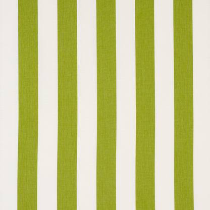 Olive green and white vertical striped wallpaper pattern.