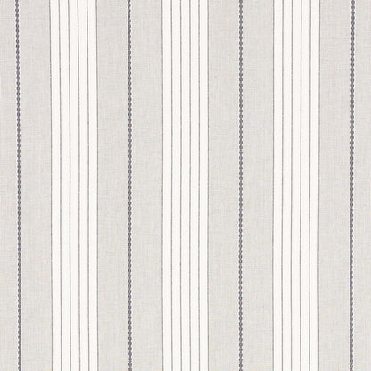 Beige striped wallpaper with alternating wide cream bands and narrow white and gray lines, subtle textured look.