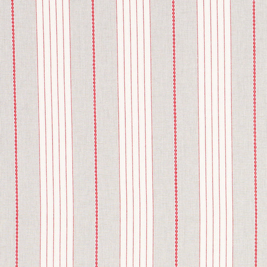 SCHUMACHER  ESSENTIALS: STRIPES AUDREY STRIPE PATTERNED WOVENS PATTERNED WOVENS GREY , RED   - 71373
