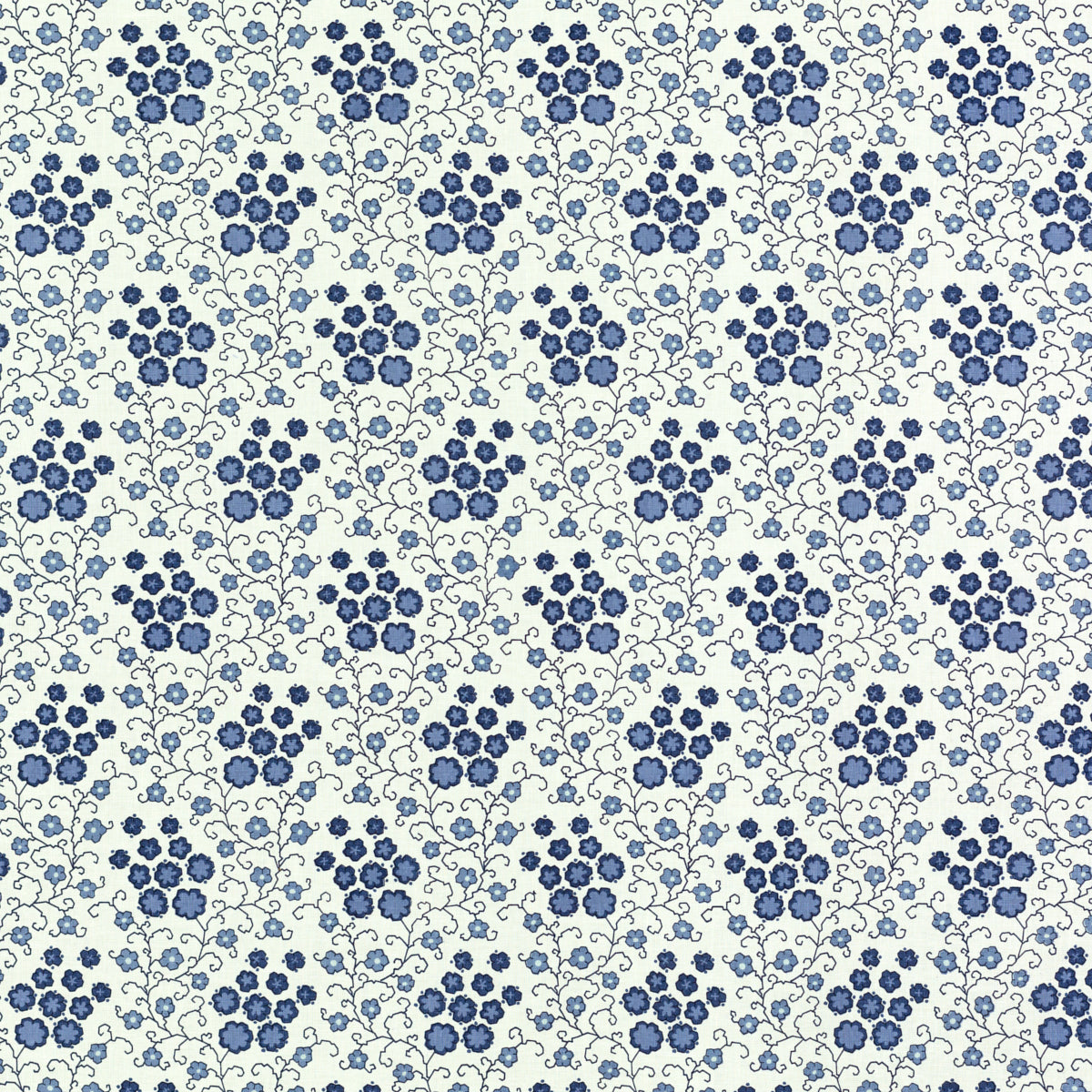 SCHUMACHER  RAOUL TEXTILES ZELDA PRINTS PRINTS DELFT   - 713B39