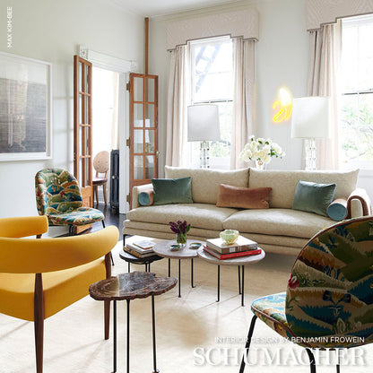 SCHUMACHER  ESSENTIALS: LUXE UPHOLSTERY FABRICS PARKER FAUX BOIS MOIR?? MOIR?? MOIR?? MARBLE   - 71501