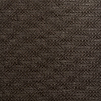 Dark brown upholstery fabric with a subtle diamond crosshatch texture.